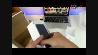 تماشا کنید : بازگشایی جعبه آیفون 8 سفید