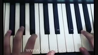 )(بچه ها پیانو زدنم قشنگه خودم اهنگشو ساختم )(