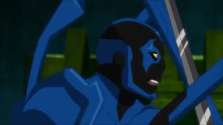 مبارزه دیمین وین(رابین پنجم:پسر بتمن) با بلو بیتل (Justice League vs Teen Titans - Injustice 2)