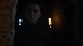 اریا استارک  در قسمت 5 فصل 7 سریال بازی تاج و تخت