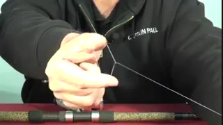 روش بستن نخ روی چرخ ماهیگیری.گره 2