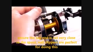 گره زدن و جمع کردن نخ روی چرخ ماهیگیری دریایی2