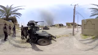 مبارزه با جنایتکاران داعشی در فلوجه عراق به صورت 360 درجه