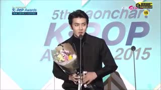 برد سهون جان در مراسم The 5th Gaon Chart Awards