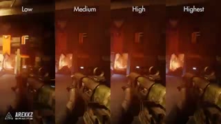 Check out Destiny 2 on PC running at low and ultra graphics presets