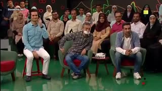 مسابقه ادابازی در خندوانه محمد نادری و ارژنگ امیرفضلی در گروه جویندگان طلا پویا امینی و دانیال غفارزاده در گروه لبخنده