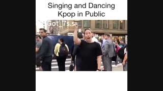 فن بوی اینجوری فقط:-) bts