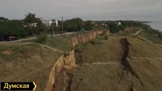 رانش وحشتناک زمین در روسیه