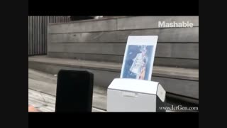 با موبایل خود عکس بگیرید و همان لحظه چاپ کنید