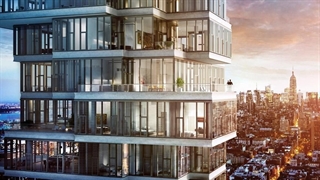 تایم‌لپس احداث آسمان‌خراش 56 Leonard در نیویورک