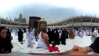 ویدئوی ۳۶۰ درجه: گشت‌وگذار در اطراف کعبه