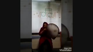 دف نوازی کیانا (هنرجوی استاد فرهاد بادپا)