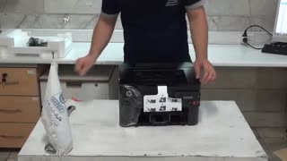 جعبه گشایی پرینتر HP LaserJet Pro M201dw