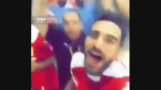 گستاخی سوریها و توهین به ملی پوشان ایرانی در "آزادی
