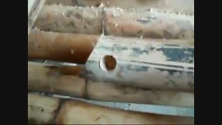 ساختن میز از چوب بامبو