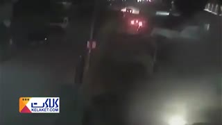 لحظه فرو ریختن یک ساختمان بر سر مردم هنگام زازله در مکزیک