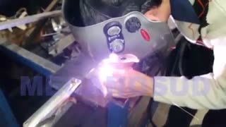 جوشکاری تیگ نیم میلی متر با دستگاه ترانس پاکت 1500 فرنیوس