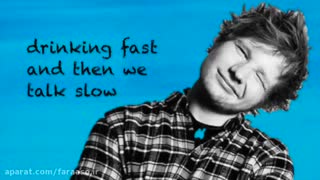 اهنگ  با متن shape of you