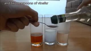 واکنش ویتامین c با آب اکسیژنه (ساعت یدی)