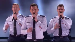 خوانندگی گروه نظامی در فینال استعدادیابی آمریکا