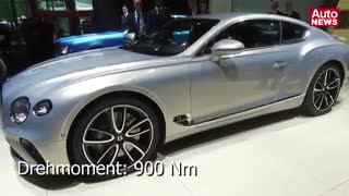 بنتلی از مدل ۲۰۱۸ Continental GT رونمایی کرد