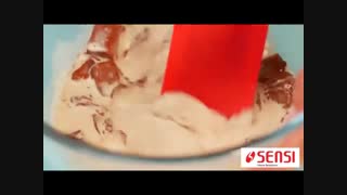 فیلم آموزشی تهیه موس شکلاتی به شکل گلدان