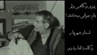 دکلمه ای بسیار زیبا و دلنشین به مناسبت 29 مین سالگرد درگذشت استاد شهریار