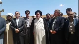 افتتاحیه پروژه گازرسانی به روستای اسدی غیاثوند