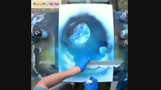 نقاشی با اسپره