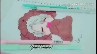 نقاشی من از چیبی ویکتور نیکیفورو(انیمه yuri!!!on ice)