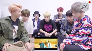 BTS....واکنش  بی تی اس به ام وی جدید خودشون ..موزیک ویدئو  DNA
