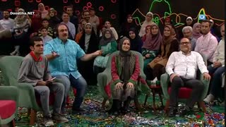 پانتومیم رامبد جوان و همسرش در مقابل مهران غفوریان و ارژنگ امیر فضلی