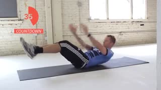 1 دقیقه تمرین برای شکم -2