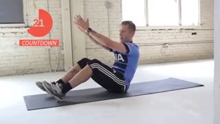 1 دقیقه حرکت برای شکم -3