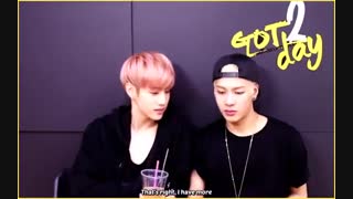 GOT7 قسمت 3 برنامه  got2day گات سون  پارت دوستداشتنی jackson & mark  ( زیرنویس فارسی)