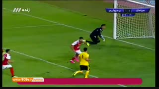 خلاصه بـازی: سپاهان ۲-۲ پرسپولیس