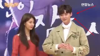 Sweet Moment  Suzy & Lee Jongsuk while you were sleeping