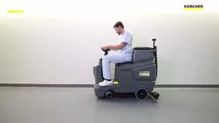 دستگاه زمین شوی - اسکرابر صنعتی - کف شور karcher آلمان