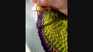 آموزش : گل دوزی و بافت