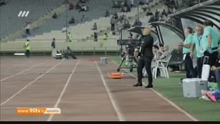 آخرین دقایق حضور منصوریان روی نیمکت استقلال (نود ۳ مهر)