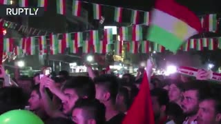 رای گیری تاریخی کردها عراق رفراندوم استقلال در اربیل را جشن می گیرند