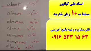 سریعترین روش آموزش زبان ترکی استانبولی-آموزش کلمات،گرامر و مکالمه زبان ترکی استانبولی با استاد علی کیانپور (مرد 10 زبانه)