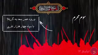 موشن گرافیک روزشمار وقایع مهم نهضت حسینی