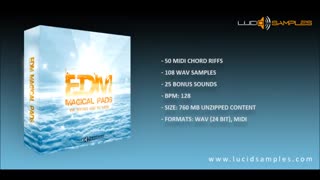 دانلود پکیج پد و ملودی های پد Lucid Samples EDM Magical Pads WAV MiDi