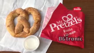 MR PRETZELS CINNAMON and SUGAR PRETZEL REVIEW VIDEO