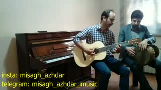 دونوازی زیبا و جالب گیتار و تمبک ( میثاق اژدر )