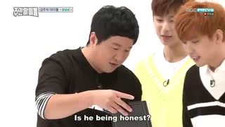 برنامه ی Weekly Idol قسمت 322 با حضور B1A4