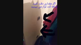 وقتی که سایه چوب لباسی ام قیافه لیدی باگ. کت نوار می گیره