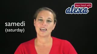 آموزش روزهای هفته به زبان فرانسه