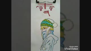 چند تا از نقاشی های انیمه من پلی کنید با ماژیک CD دور شو پررنگ کردم